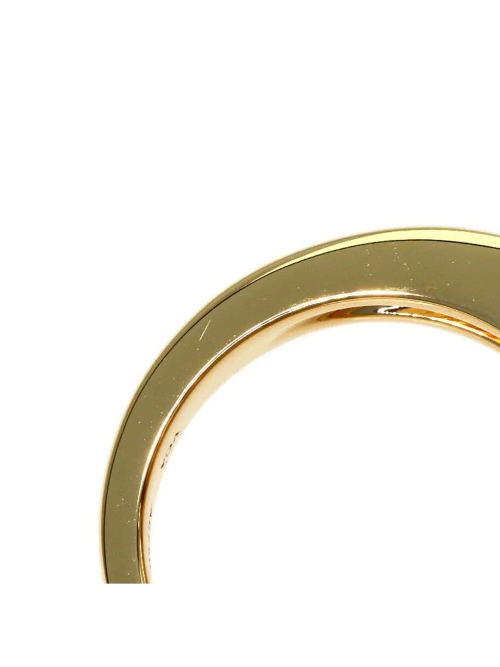 Van Cleef & Arpels Pure Alhambra Shell 50 Ring 18k Yellow Gold